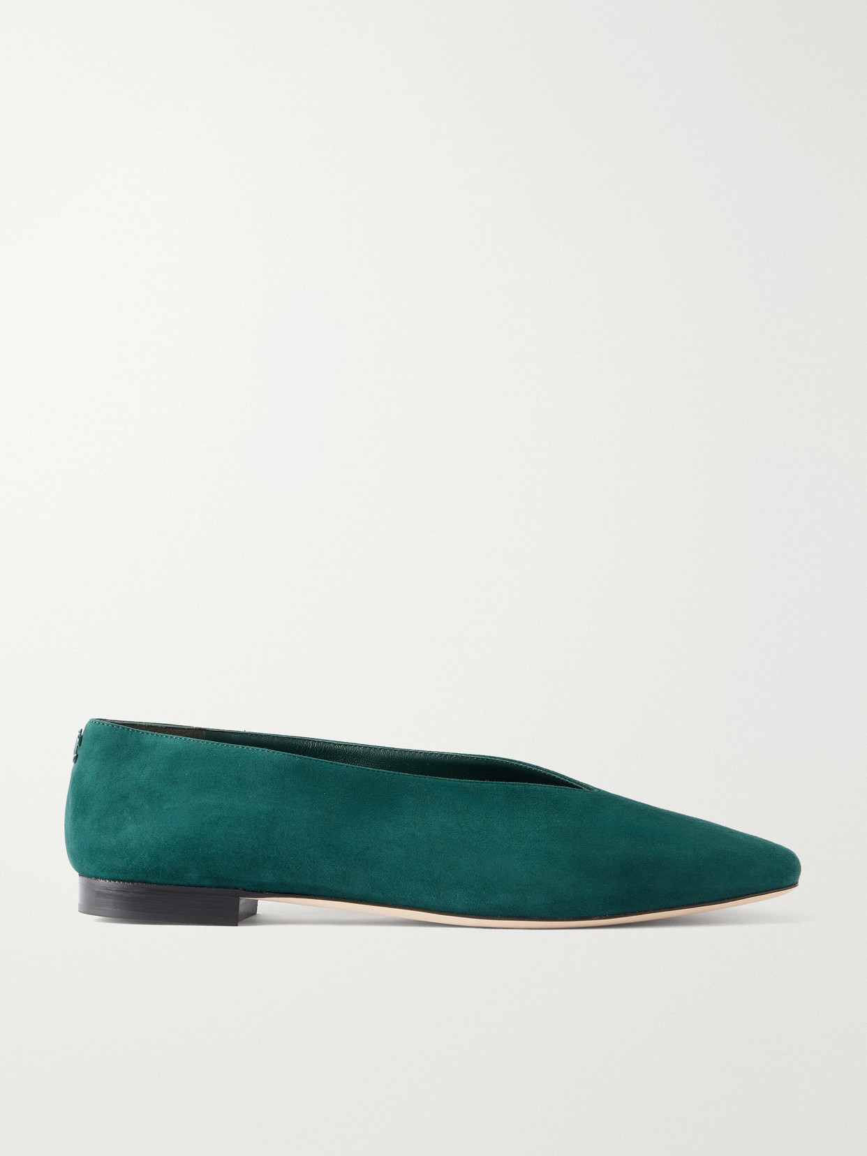 Jimmy Choo - Margot Suede Ballet Flats - Green
