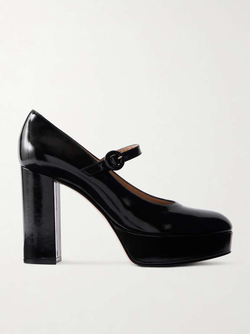 Gianvito Rossi 70 Patent-leather Mary Jane Pumps