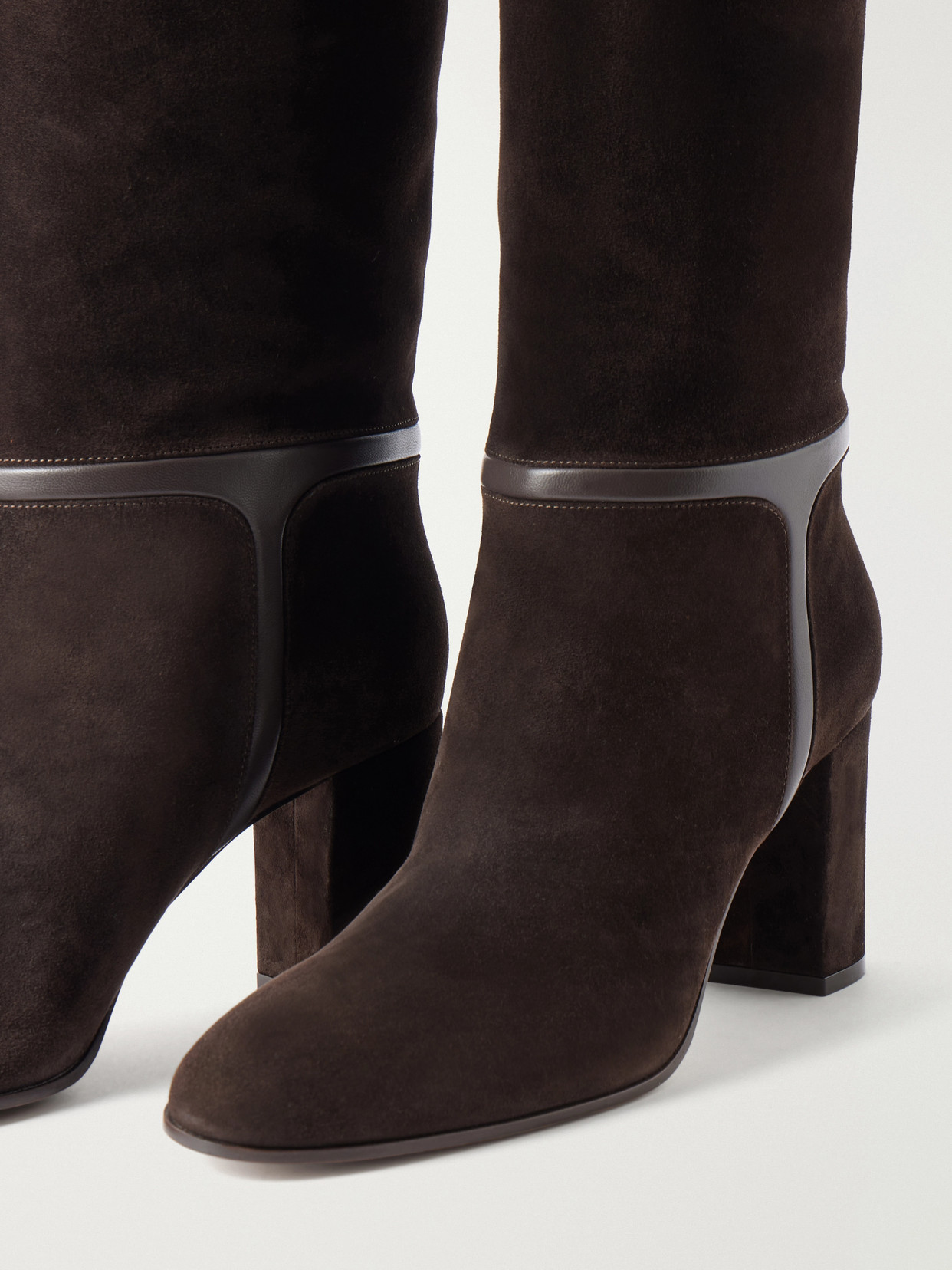 75 Suede Knee Boots