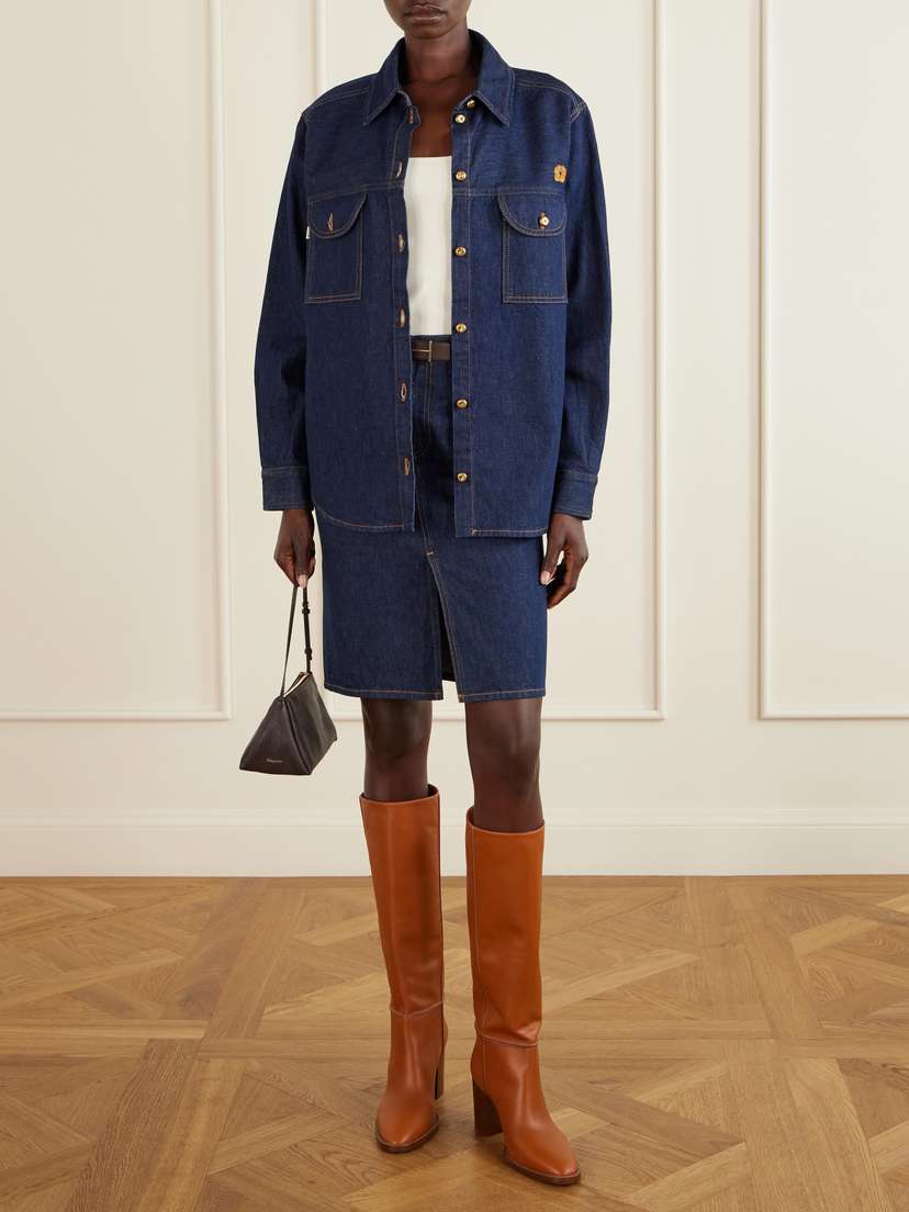 Gianvito Rossi 70 Leather Knee Boots | Thumbnail 4