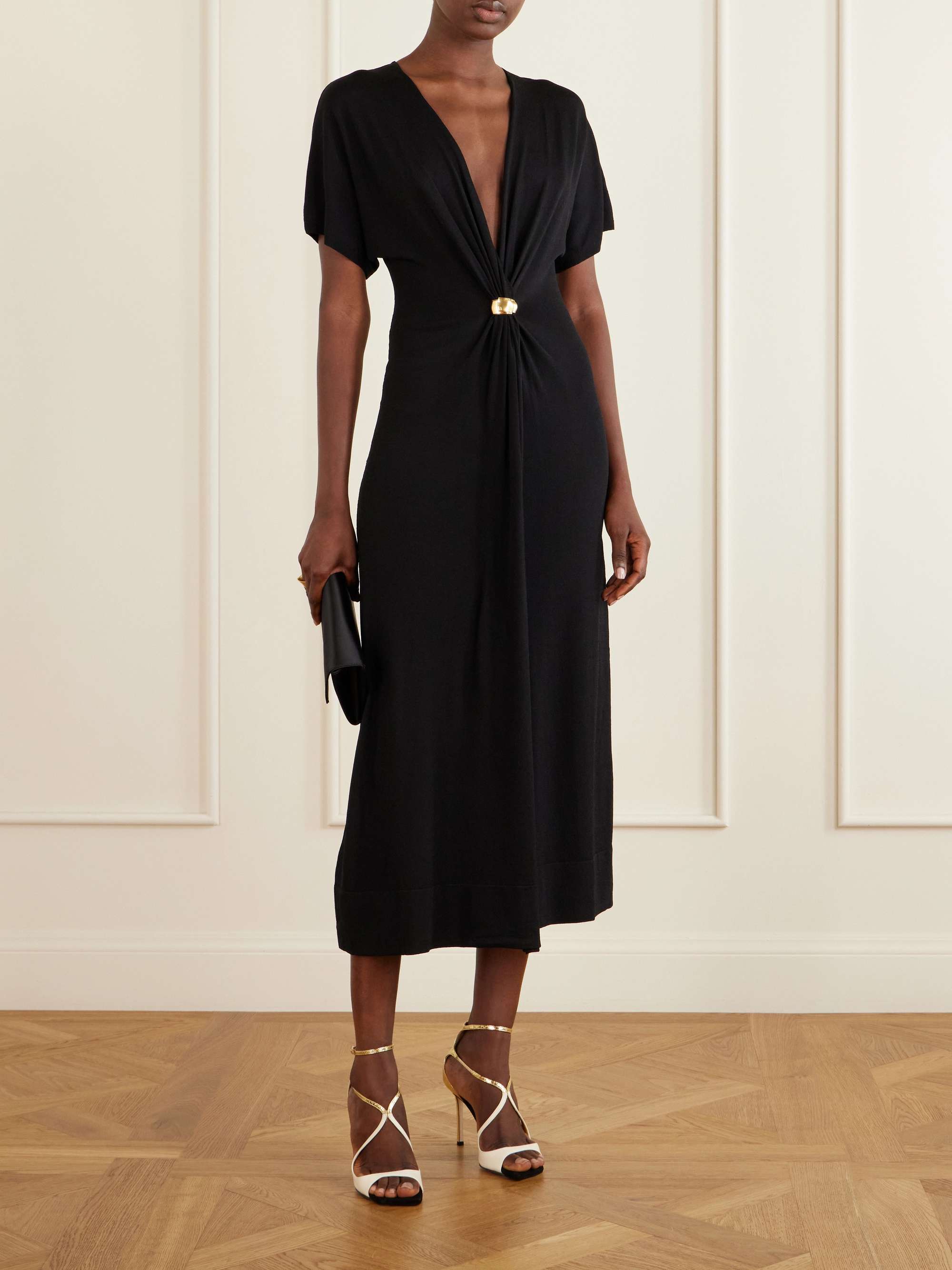 chiitama♡ JIMMY CHOO Azia 95 metallic leather sandals | NET-A-PORTER