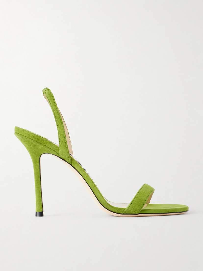Jimmy Choo Jenn 100 Suede Sandals