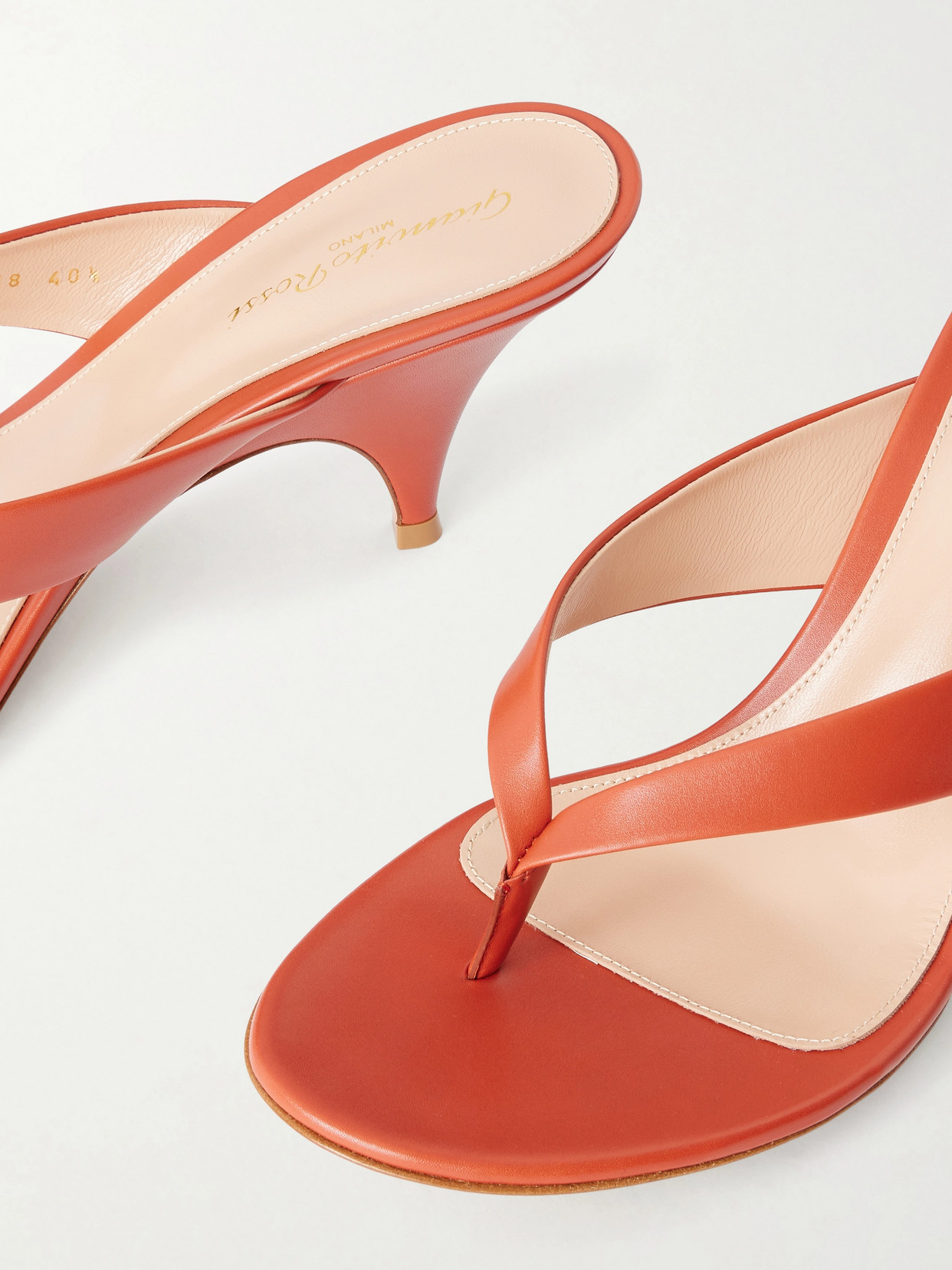 Sofia 70 Leather Thong Sandals