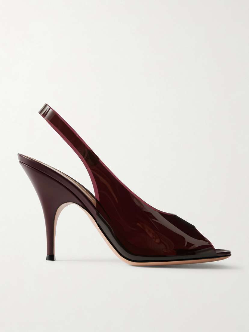 Gianvito Rossi 95 Pvc Slingback Pumps