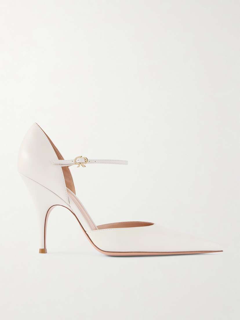 Gianvito Rossi Sofia D'orsay 95 Leather Pumps