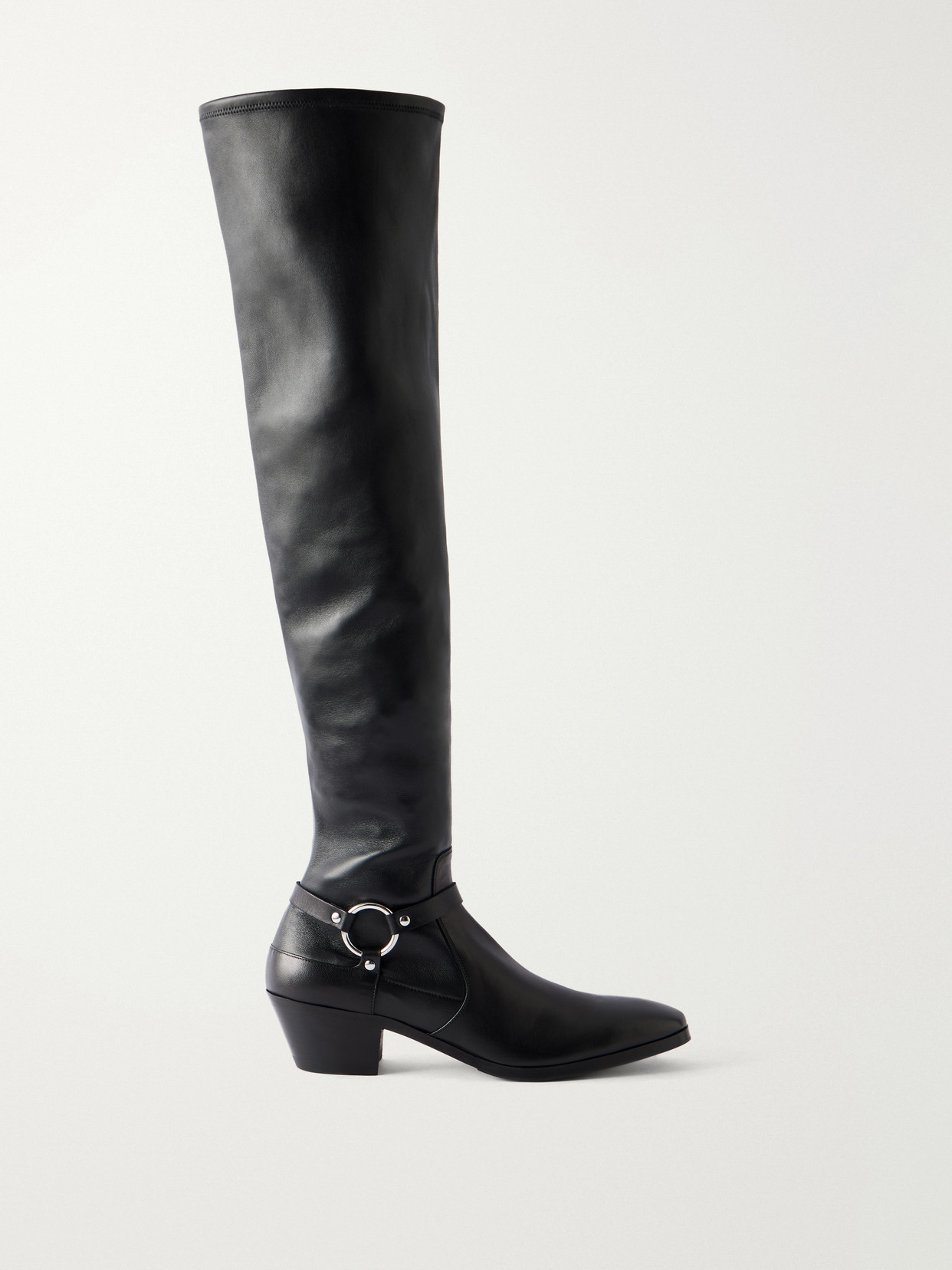 Tom Ford 45 Leather Boots In Black