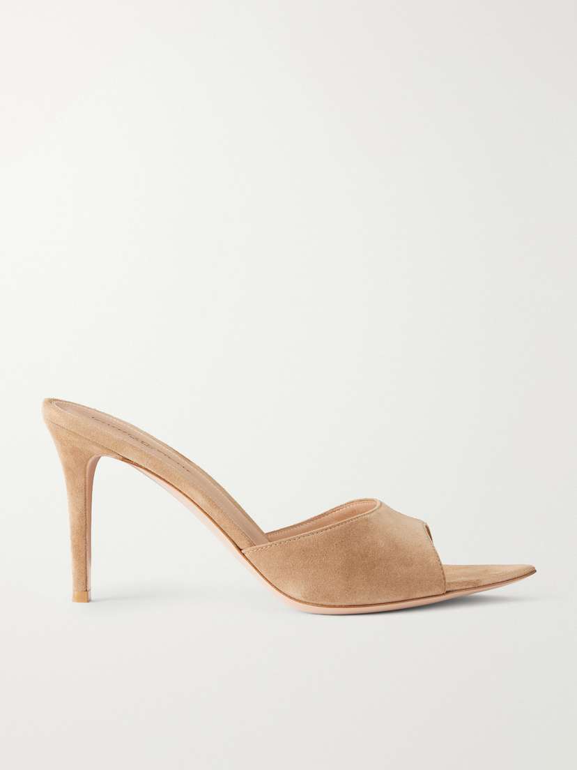 Gianvito Rossi Elle 85 Suede Pumps
