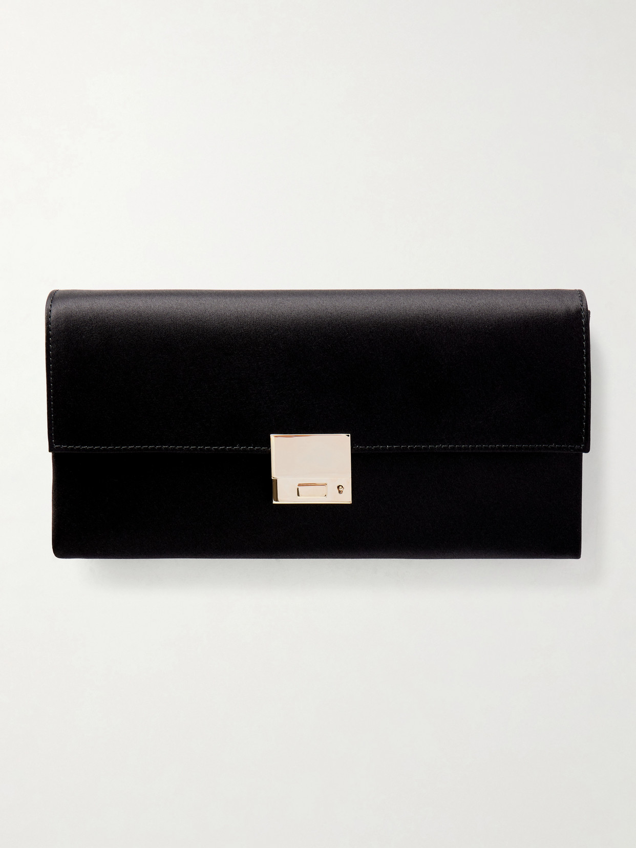 Tom Ford Satin Clutch In Black