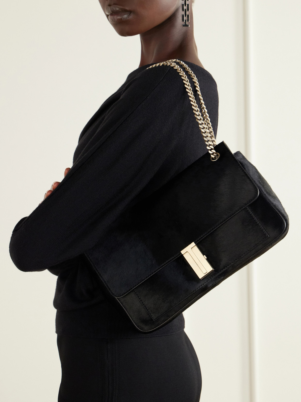 Mia T-Embellished Shoulder Bag