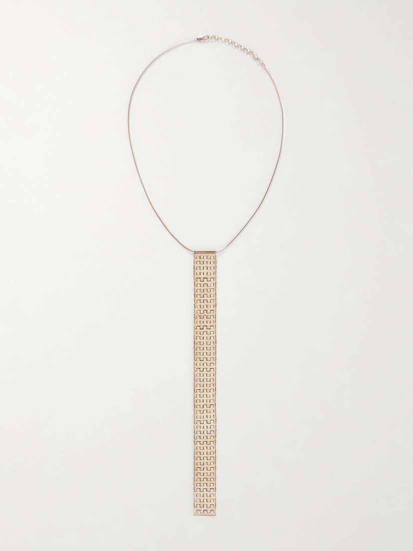 Tom Ford Aion Gold-tone Pendant Necklace