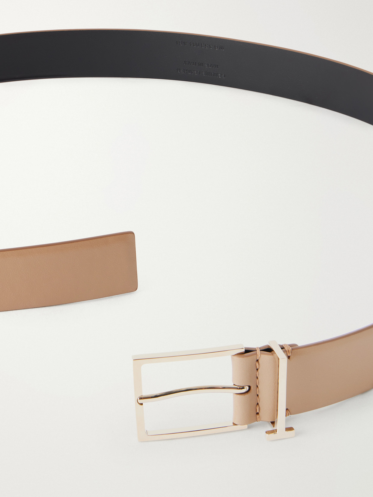 Tom Ford Solid Color Classic Belt In Brown