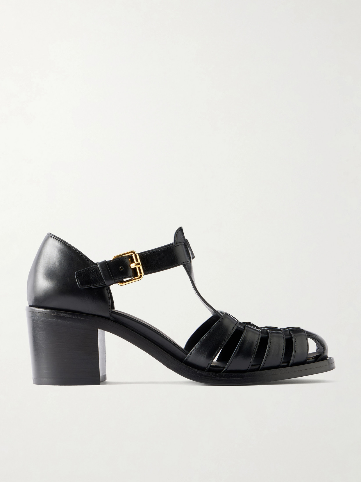 Church's Kelsey 50 Woven Leather Sandals In Black