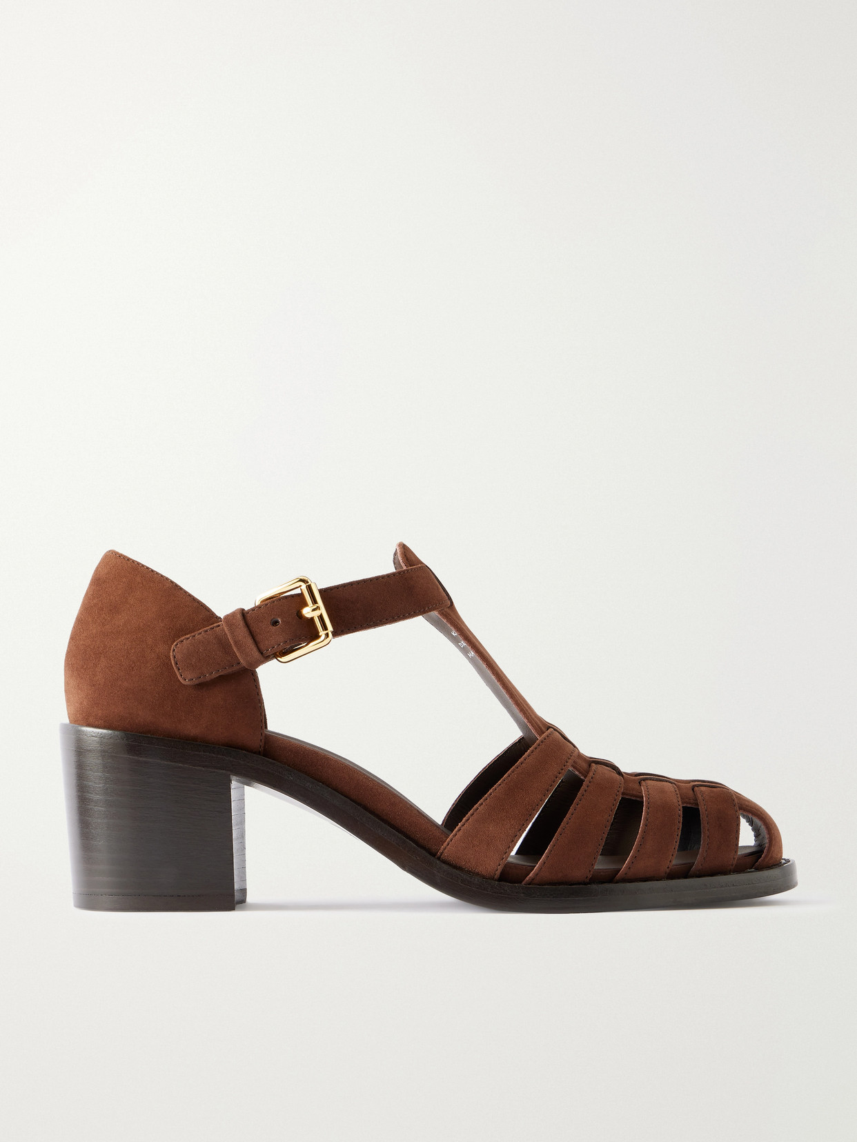 Church's Kelsey 50 Woven Suede Sandals In Brown