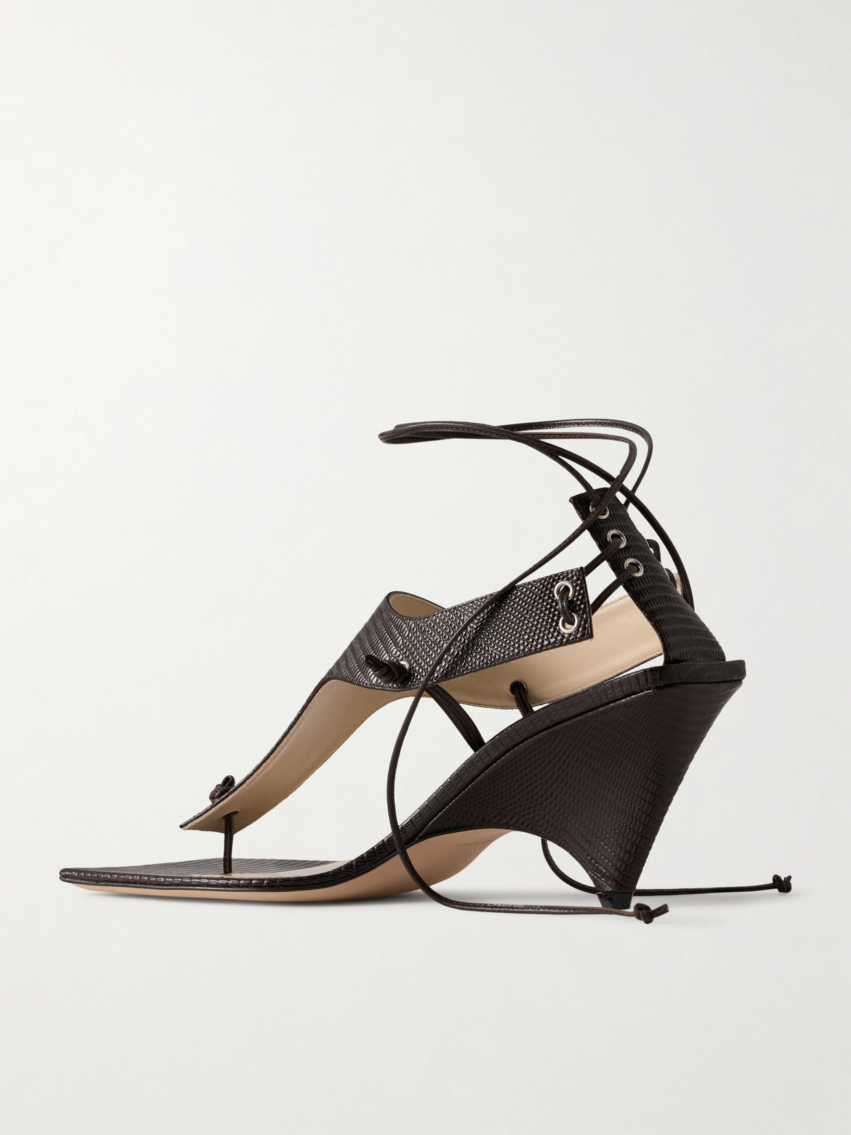 Edge T-Strap 75 Textured Sandals
