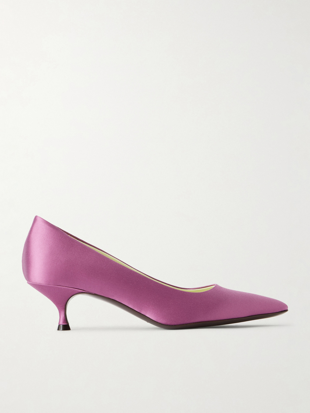 Herbert Levine - Pump Du Jour 50 Satin Pumps - Purple