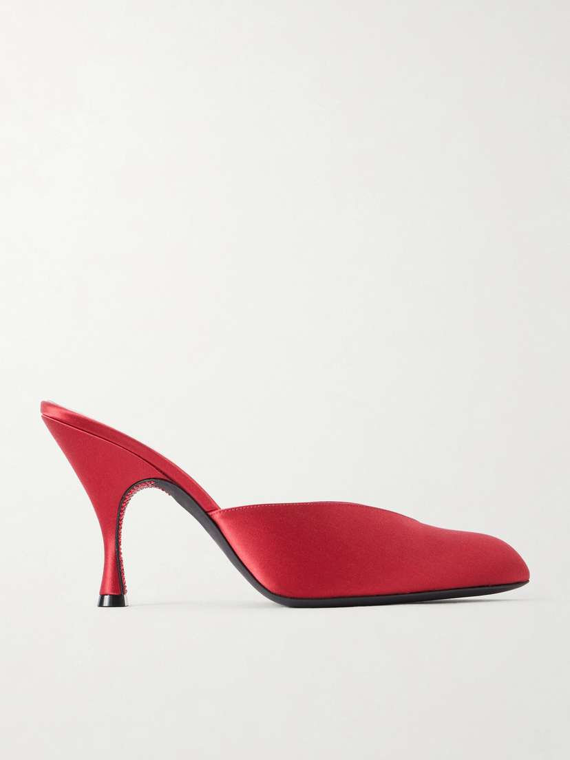 Herbert Levine Sitting Pretty 100 Satin Mules | Thumbnail 6 Herbert Levine Sitting Pretty 100 Satin Mules | Thumbnail 6