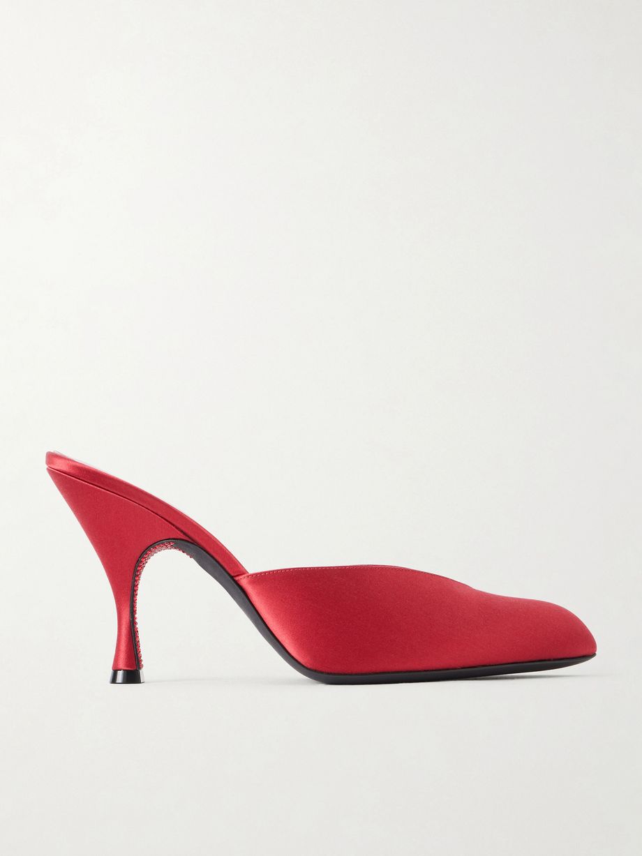 Sitting Pretty 100 satin mules