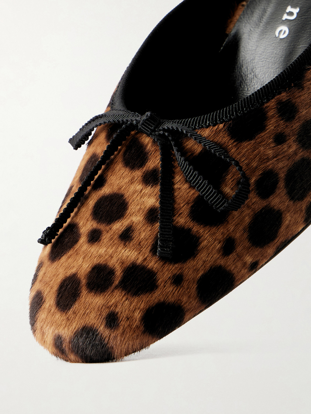 24/7 50 Bow-Detailed Leopard-Print Pony Pumps