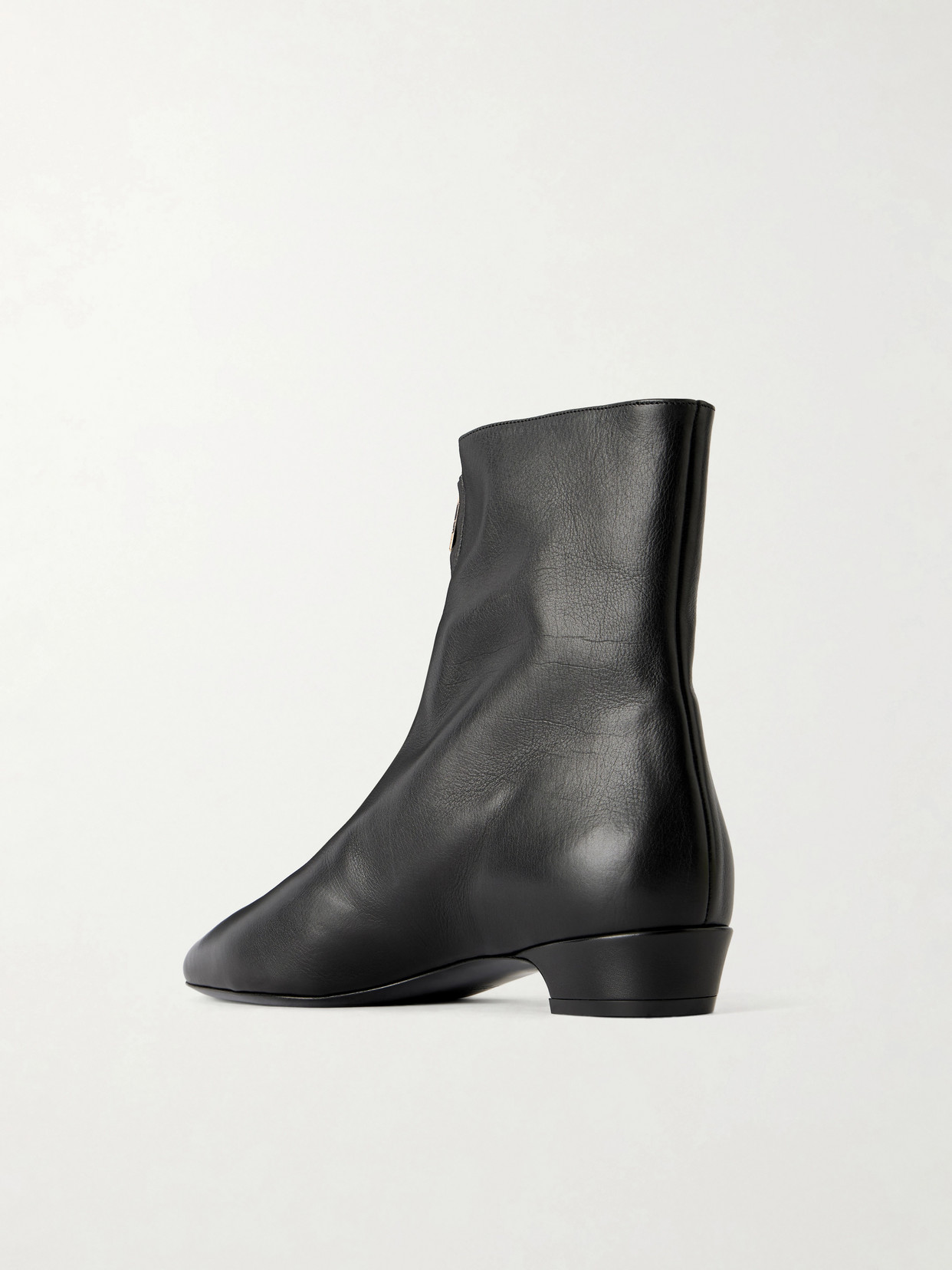 Herbert Levine Easy Does It 25 Leather Ankle Boots In Black
