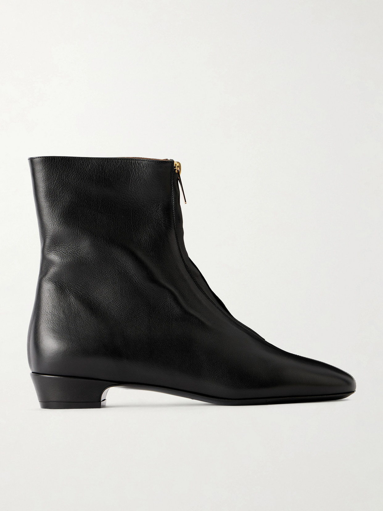 Herbert Levine Easy Does It 25 Leather Ankle Boots In Black