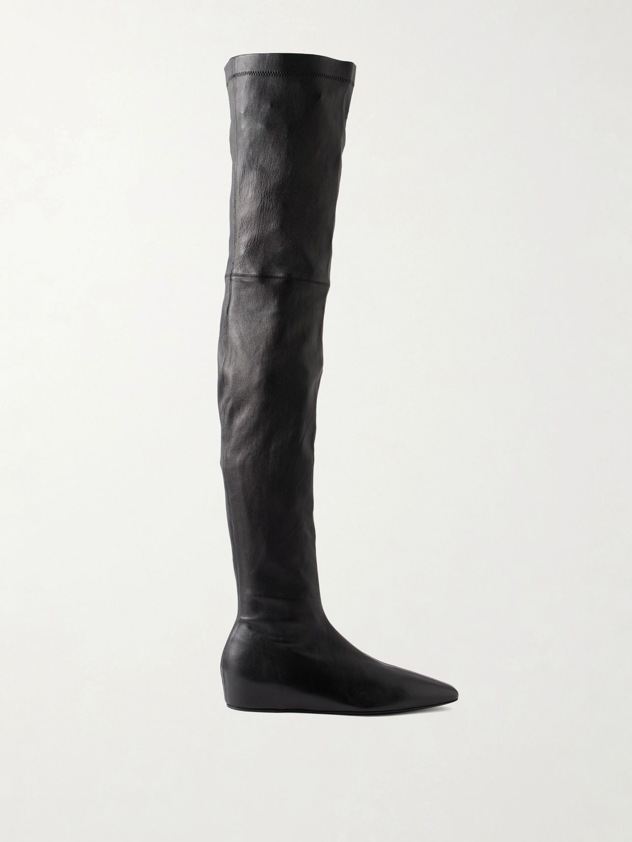all in all leather over the knee boots