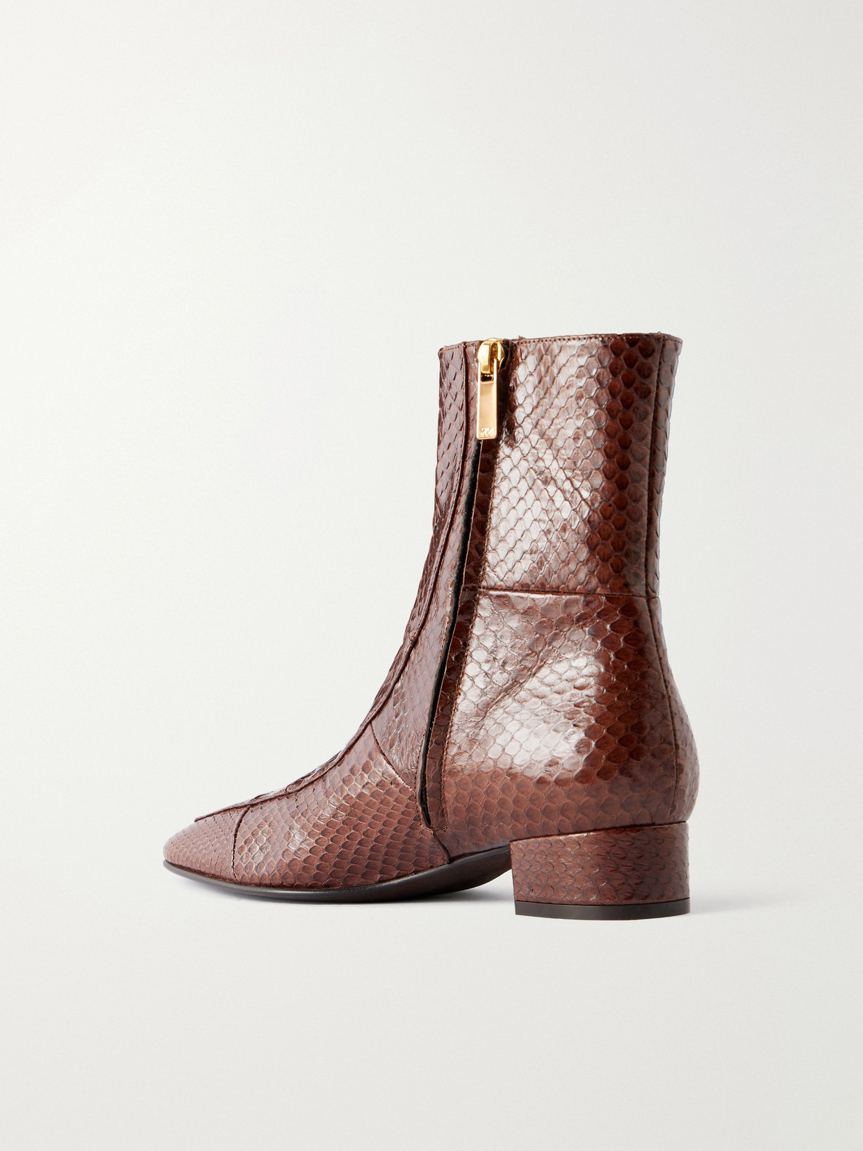 Shadow Ban 30 Snake-Effect Ankle Boots