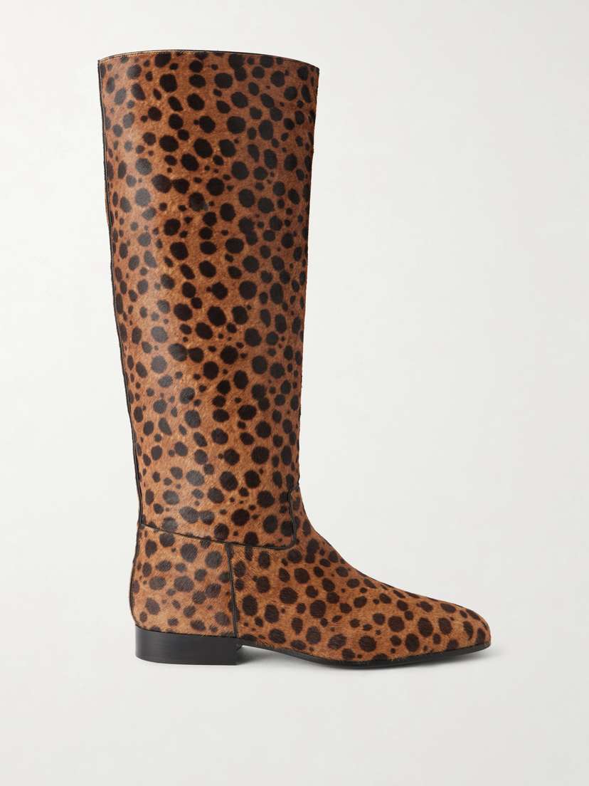 Herbert Levine Rein It Animal-print Pony-hair Knee Boots | Thumbnail 6 Herbert Levine Rein It Animal-print Pony-hair Knee Boots | Thumbnail 6