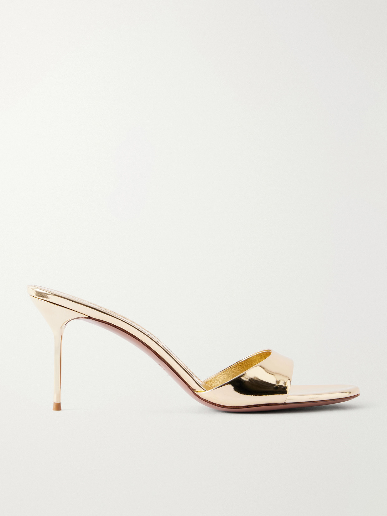 Paris Texas Lidia 70 Metallic Leather Sandals