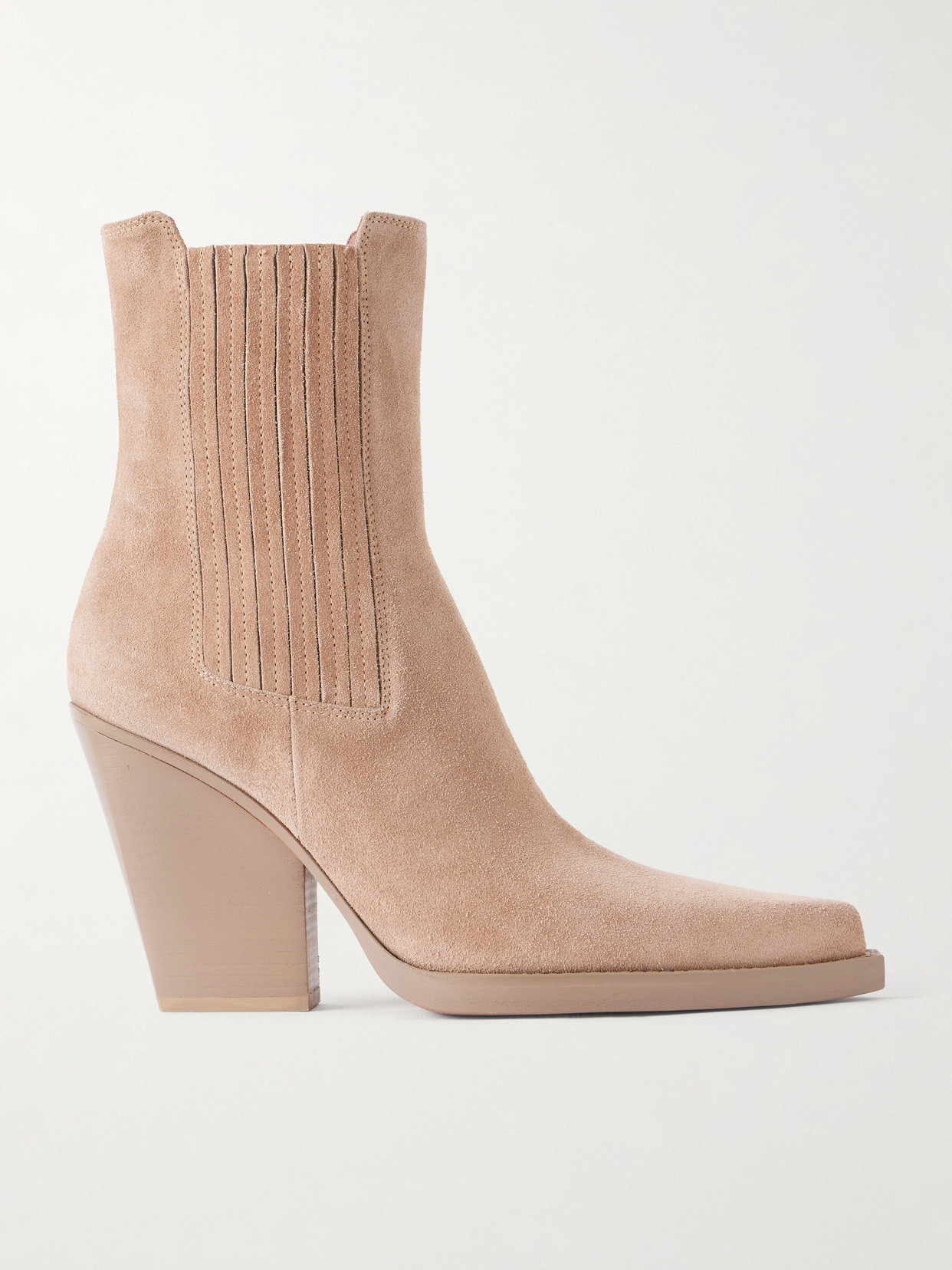 Paris Texas Dallas Suede Ankle Boots In Brown