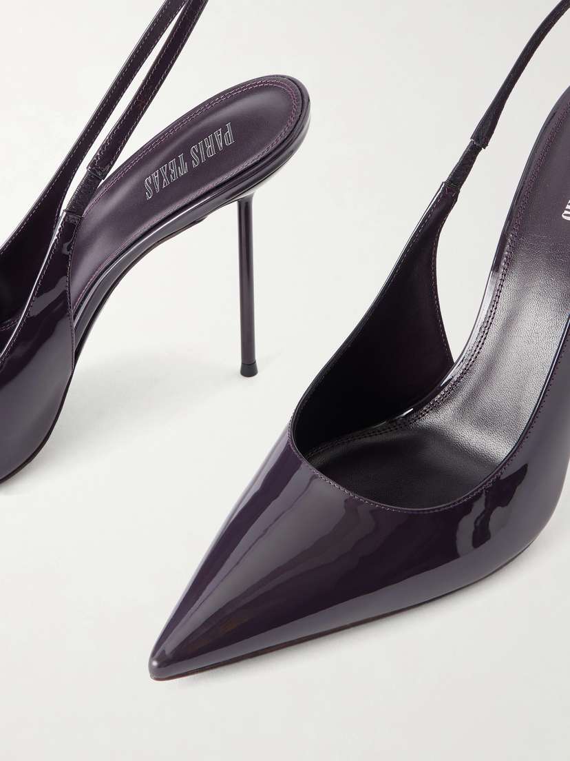 Paris Texas 105 Lidia Patent-leather Slingback Pumps | Thumbnail 5 Paris Texas 105 Lidia Patent-leather Slingback Pumps | Thumbnail 5