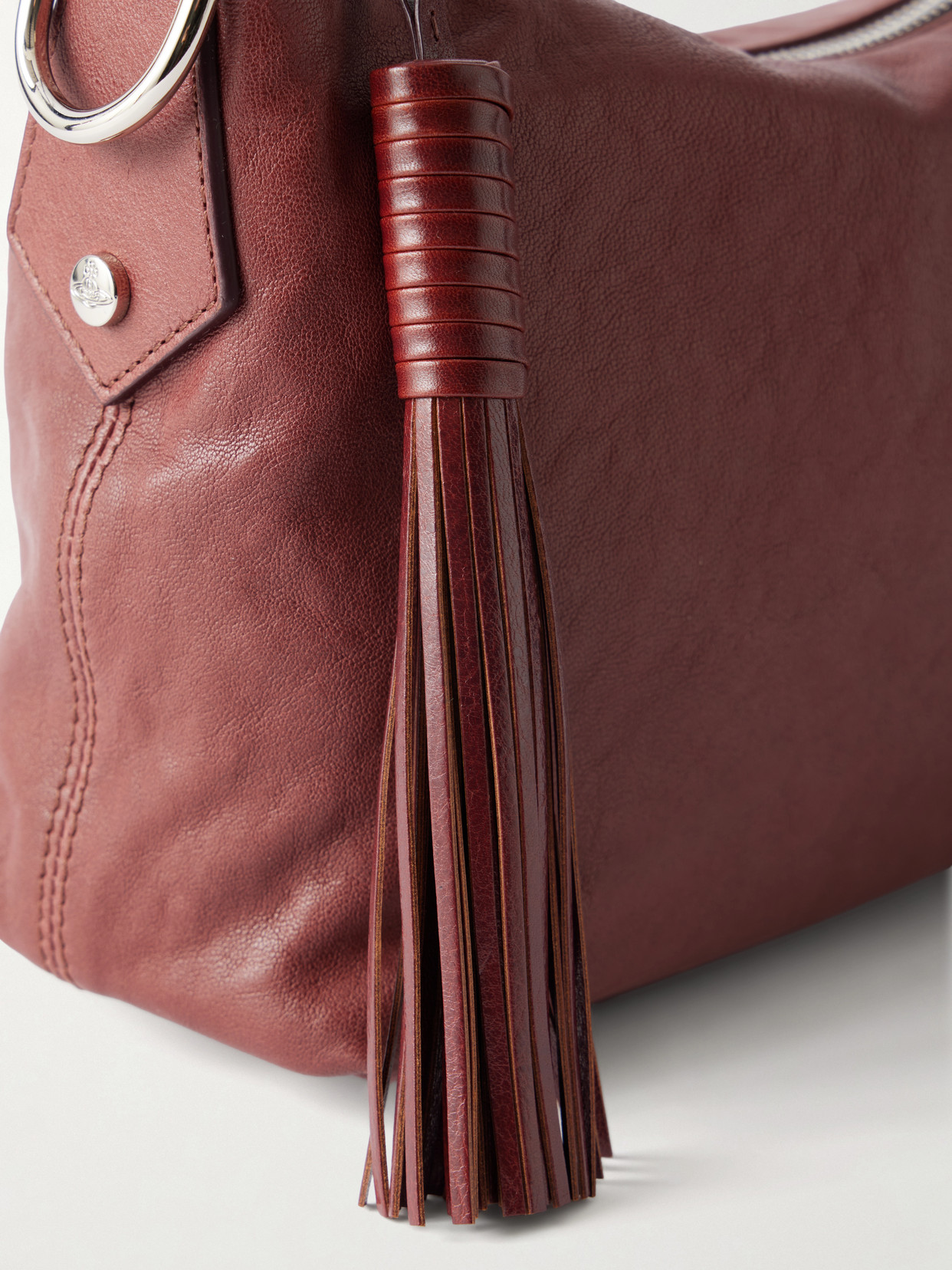 Emma Orb-Detailed Shoulder Bag