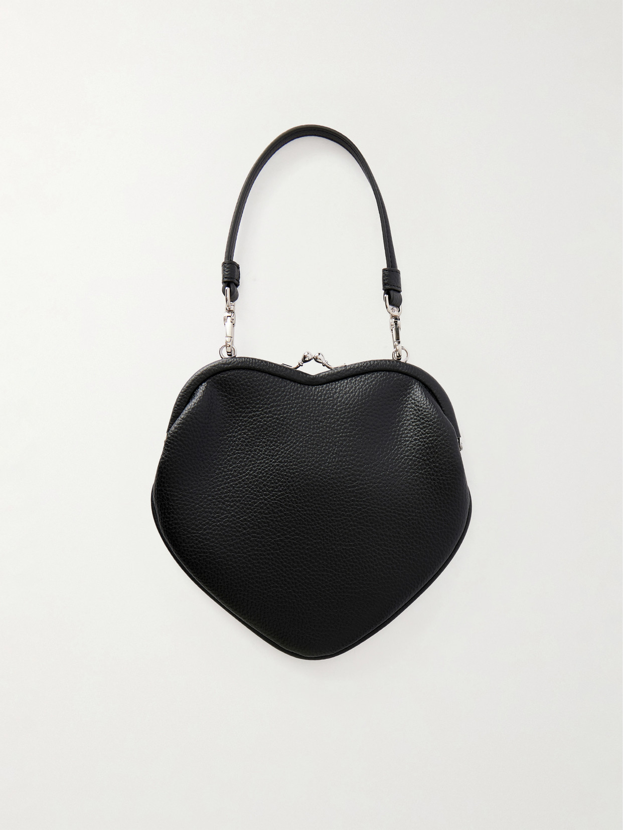 Belle Heart Logo-Appliquéd Leather-Effect Shoulder Bag