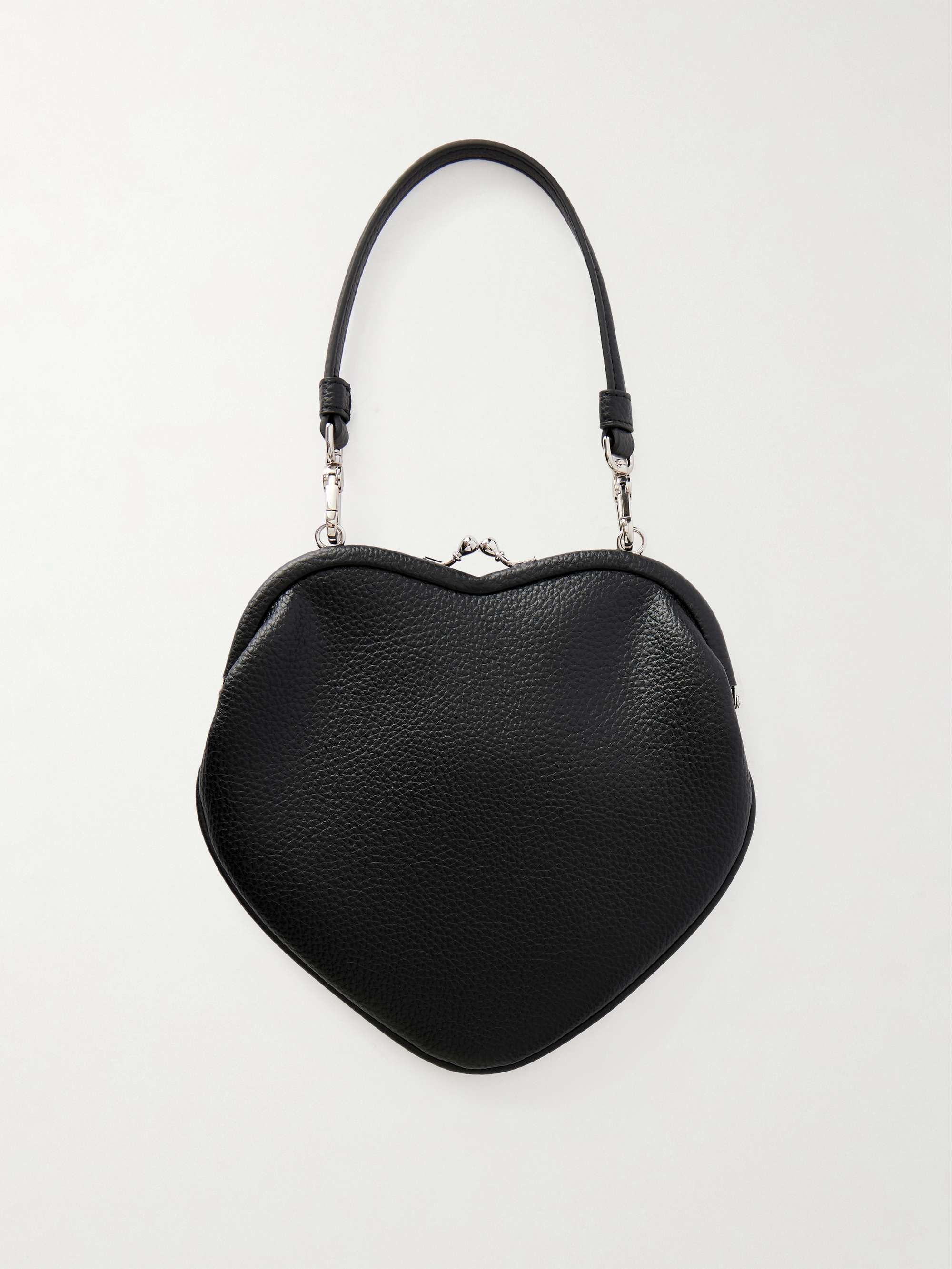VIVIENNE WESTWOOD Belle Heart logo-appliquéd leather-effect