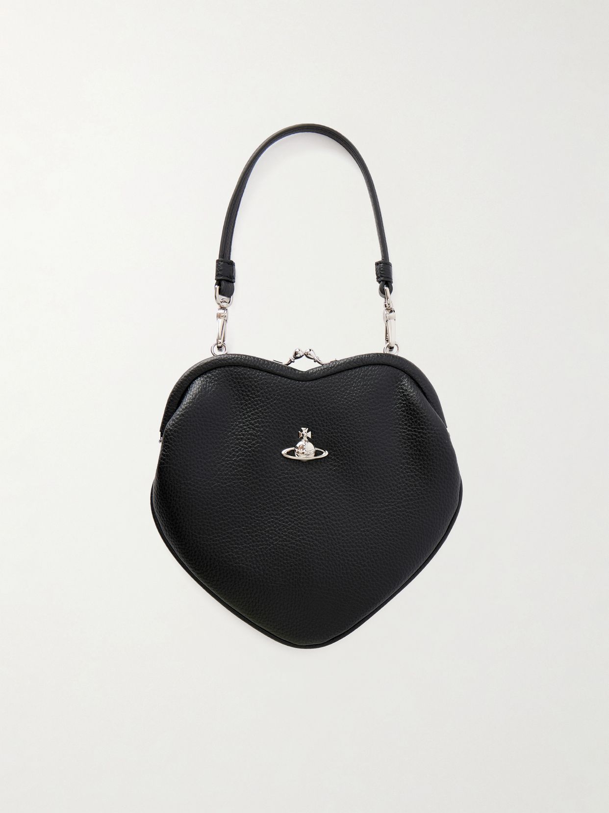 Belle Heart logo-appliquéd leather-effect shoulder bag