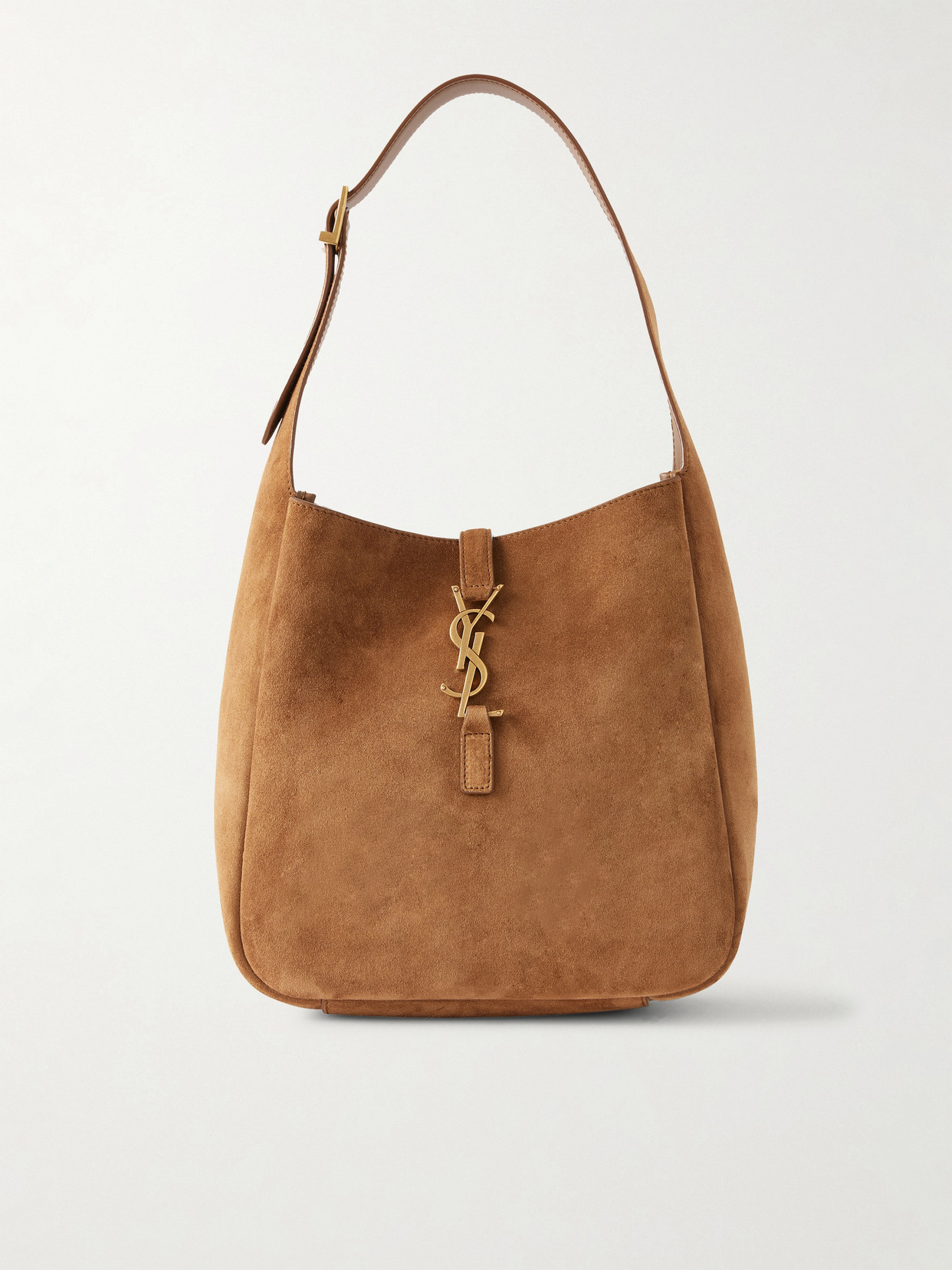 SAINT LAURENT - Le 5 À 7 Supple Suede Bag - Orange