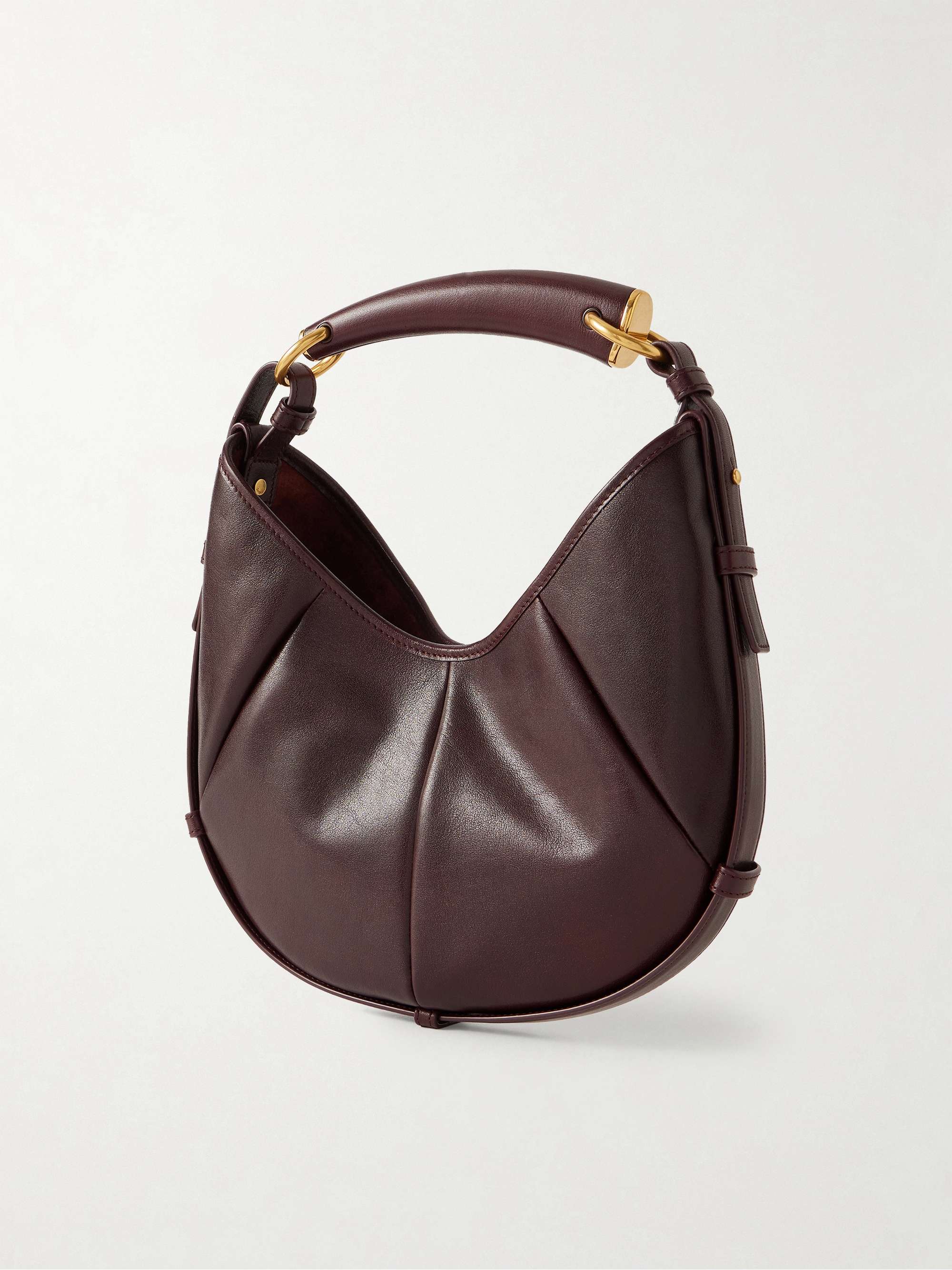 SAINT LAURENT Mombasa paneled leather shoulder bag | NET-A-PORTER