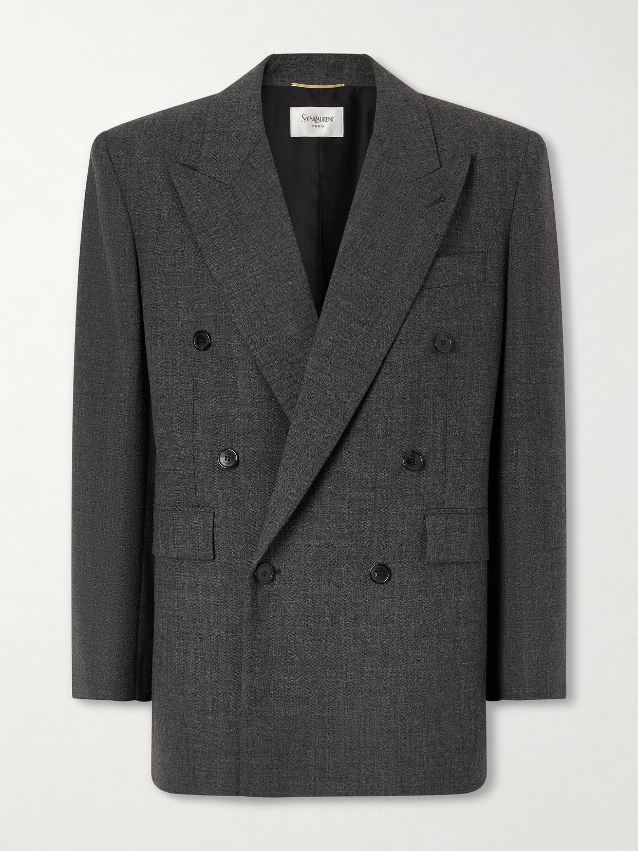 Wool double-breasted blazer