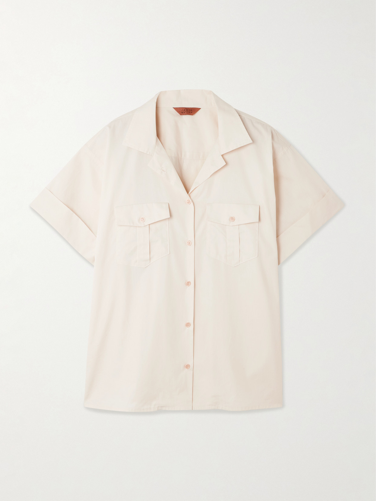 Jamie Haller The Safari Cotton Shirt In Neutral