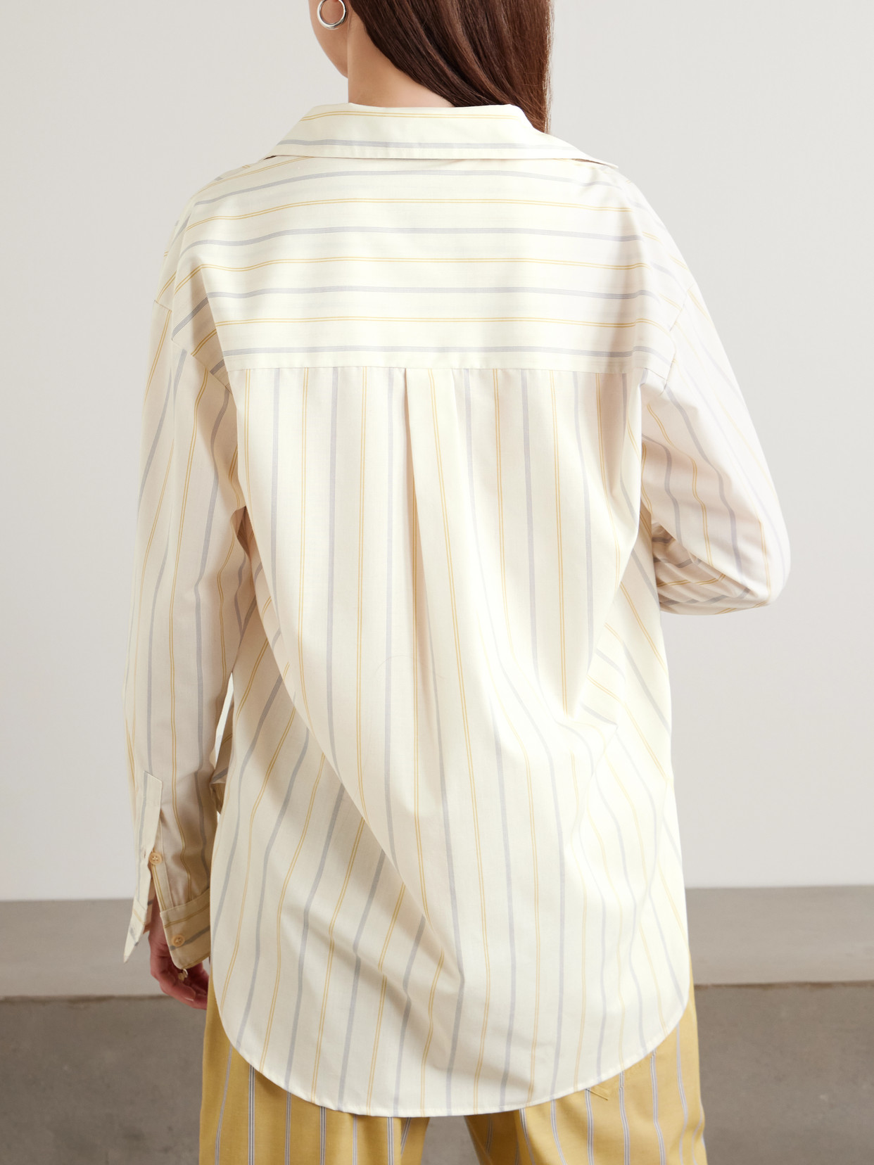 The Essential Striped Cotton-Poplin Shirt