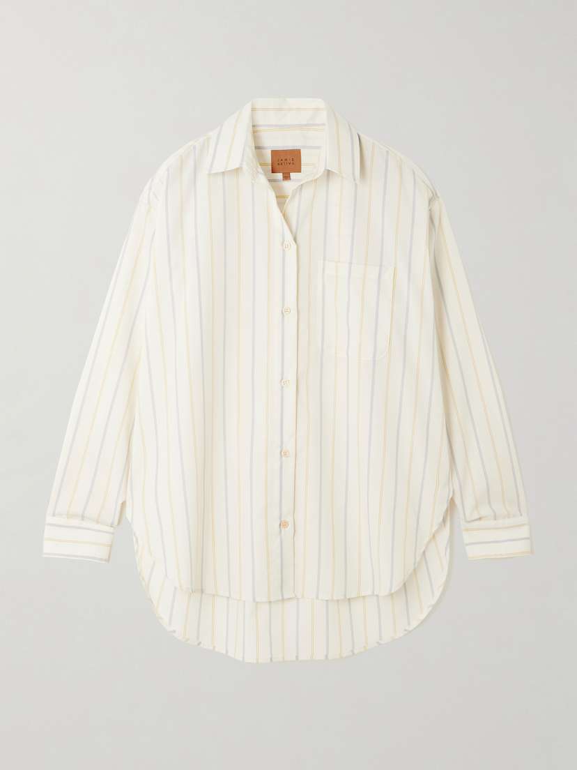 Jamie Haller The Essential Striped Cotton-poplin Shirt