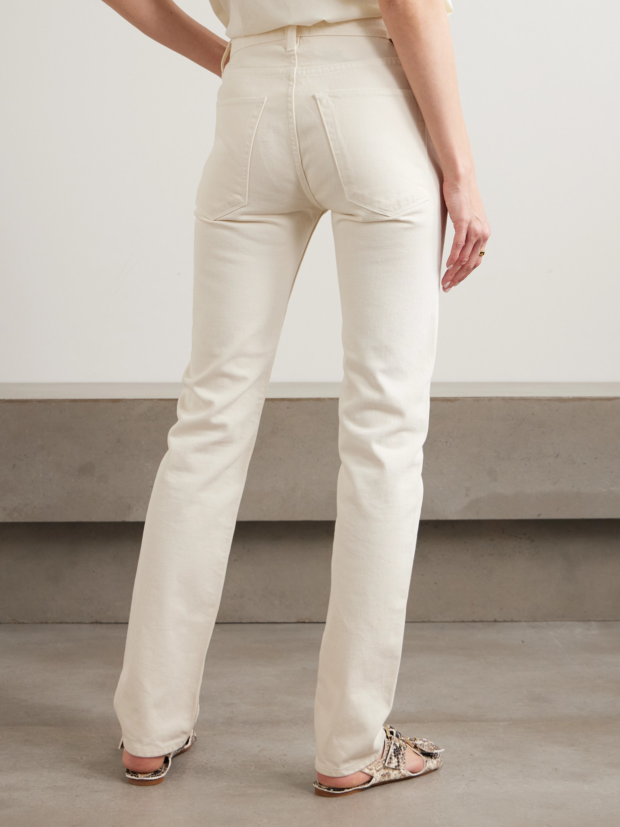 The Low Low-Rise Slim-Leg Jeans