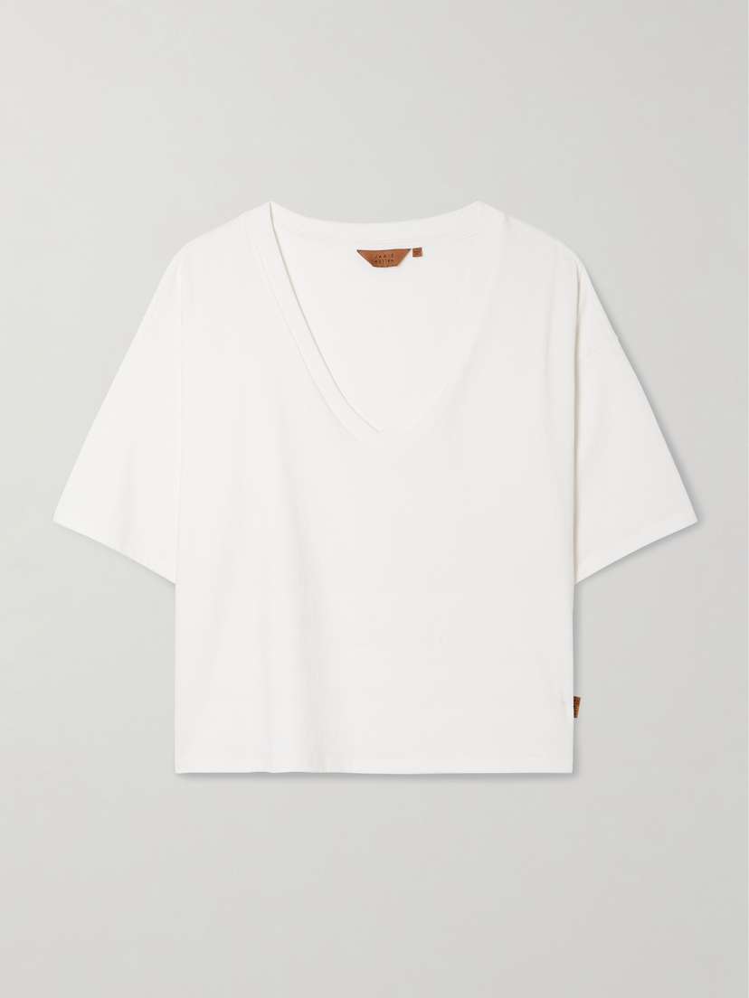 Jamie Haller The V Tee Oversized Cotton-jersey T-shirt