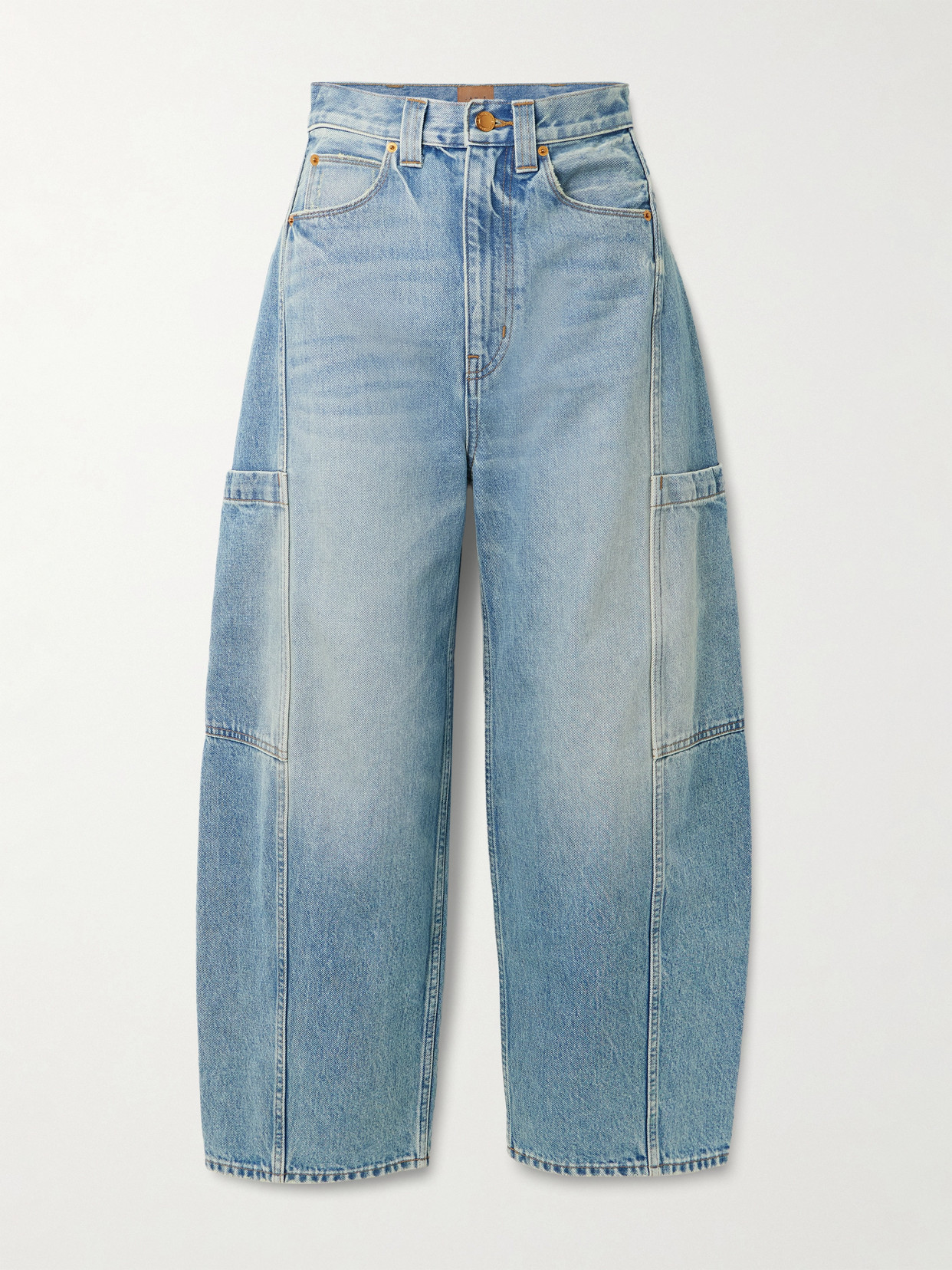 The Crop Painter Cropped Mid-Rise Wide- Leg