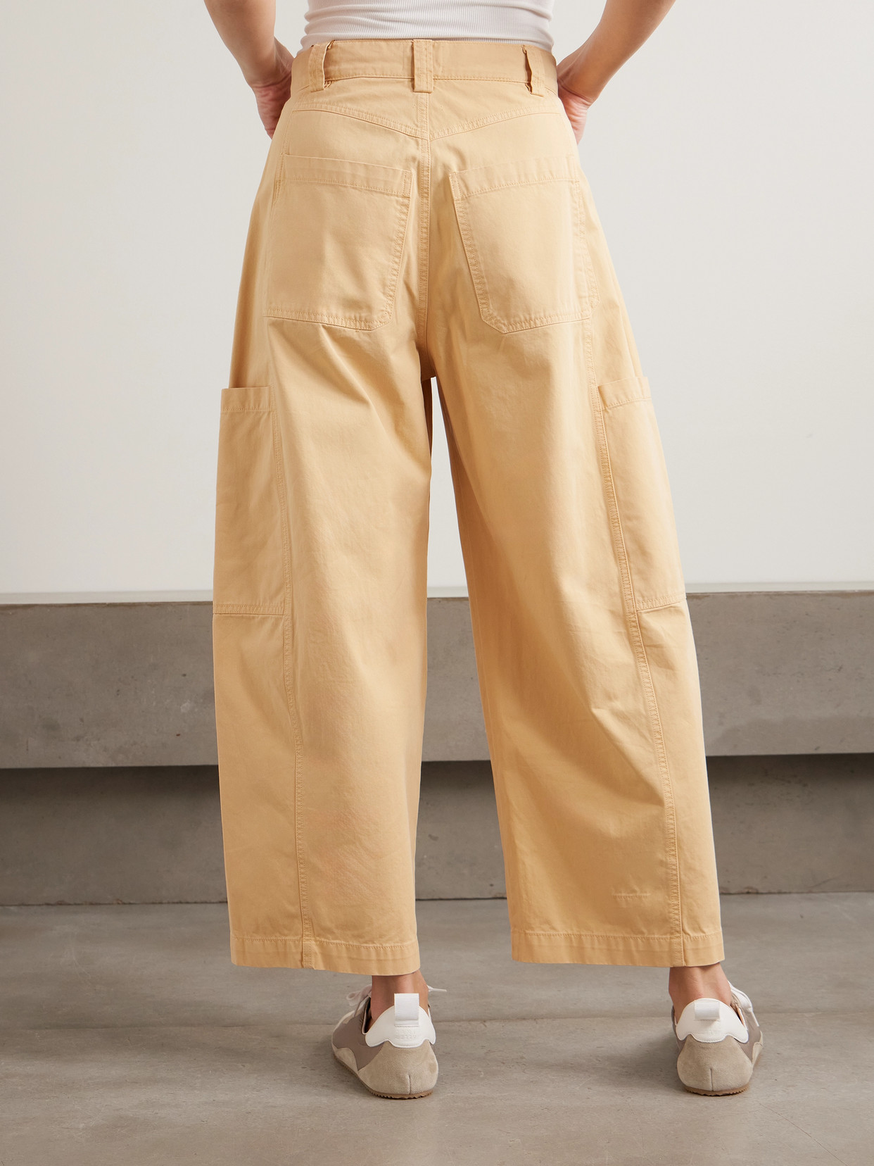 The Crop Painter Cropped Mid-Rise Wide- Leg