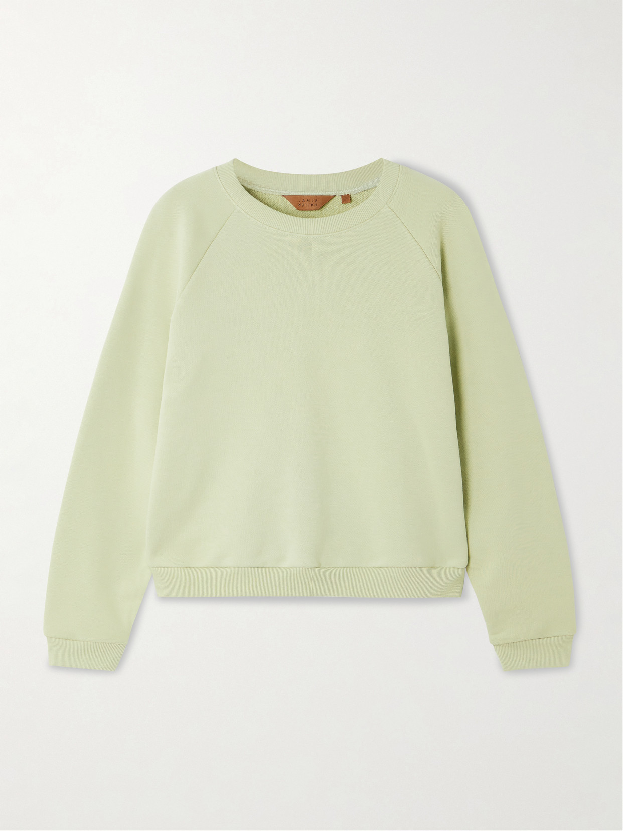 Jamie Haller The Daily Cotton-terry Sweatshirt In Green