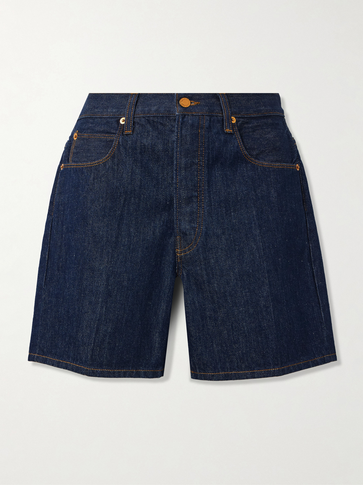 Jamie Haller The Tailor Denim Shorts In Blue