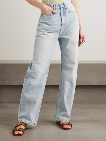 Jamie Haller The Fan mid-rise wide-leg jeans
