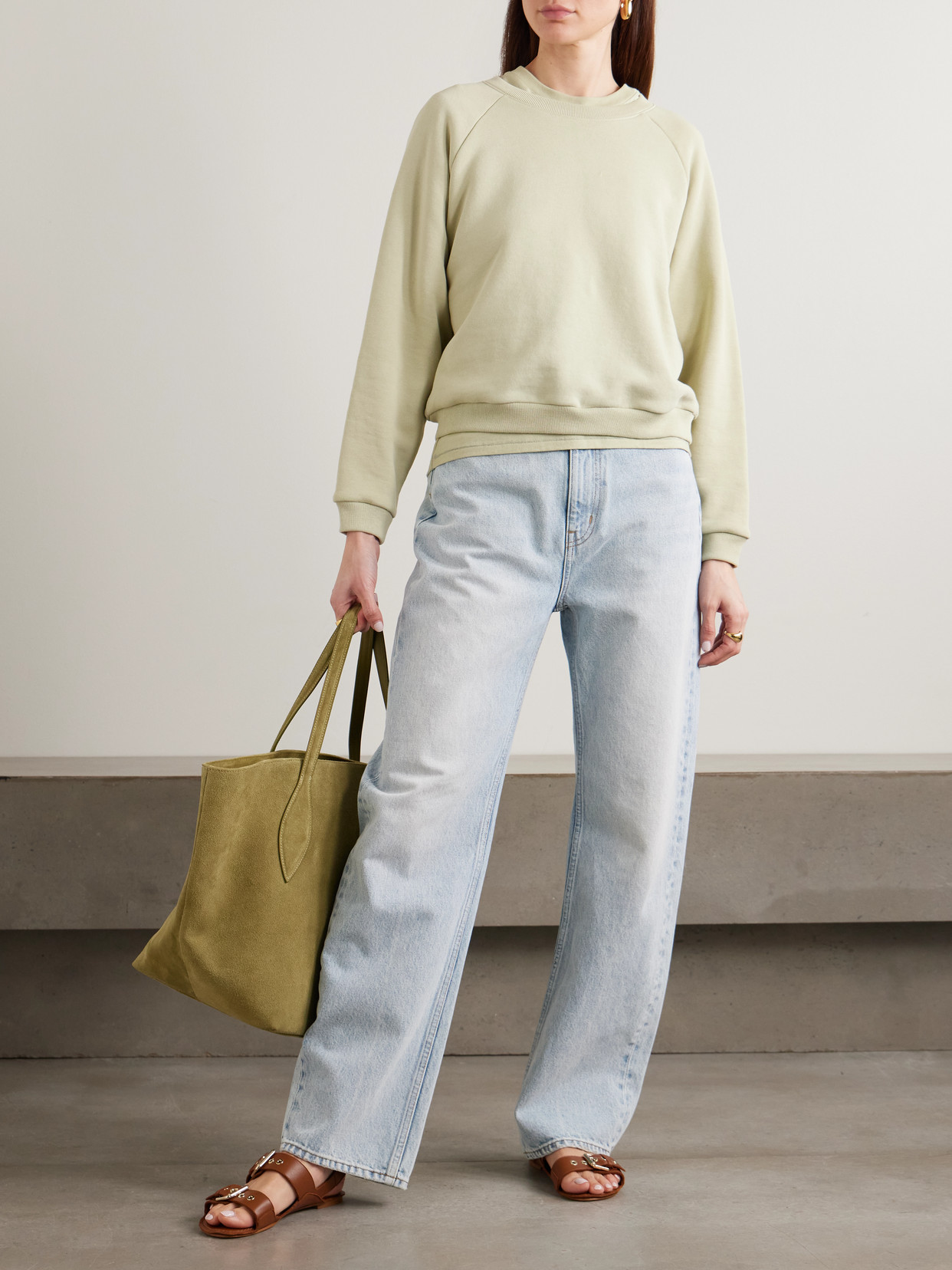 The Fan Mid-Rise Wide- Leg
