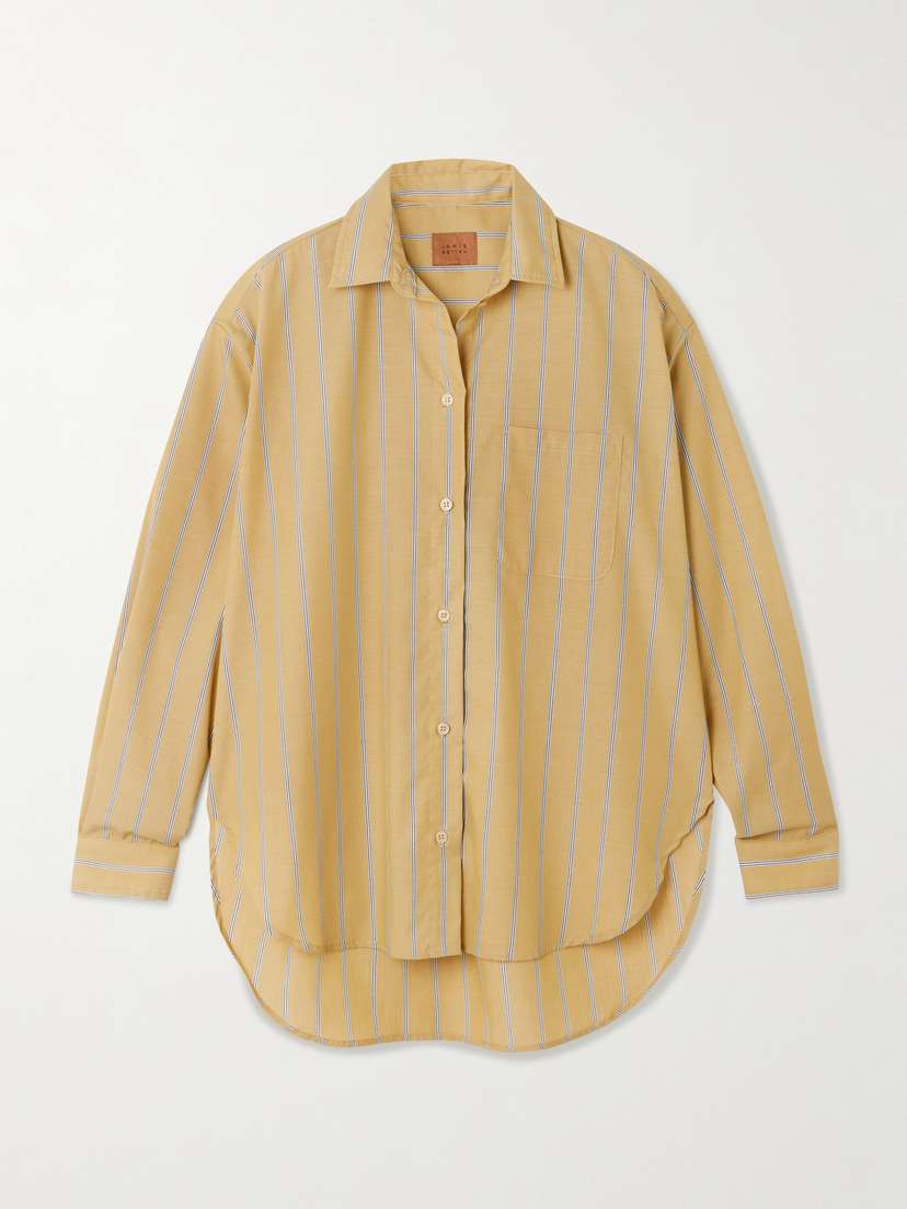Jamie Haller The Essential Striped Cotton-poplin Shirt
