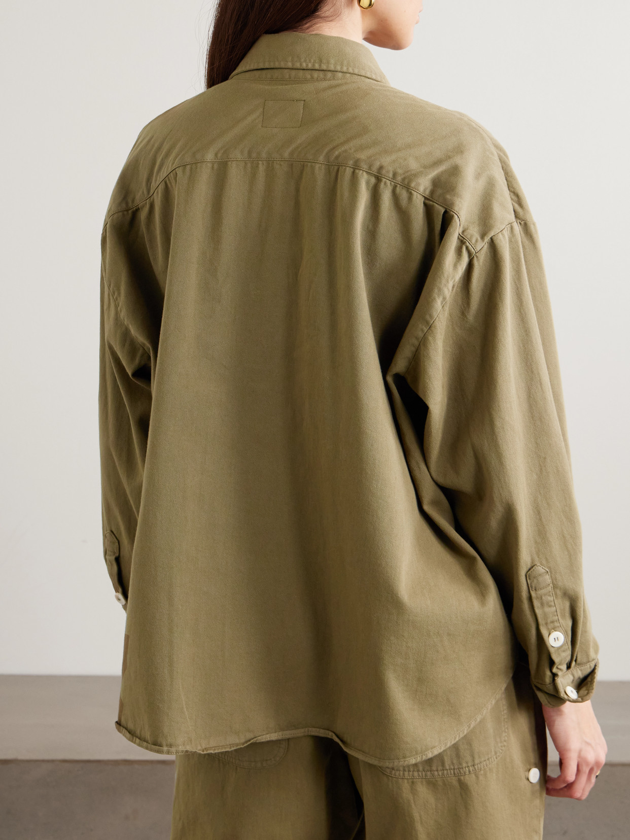 The Big Oversized Cotton-Twill Shirt